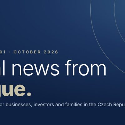 MACH LEGAL newsletter 01, October 2026 – Legal news from Prague